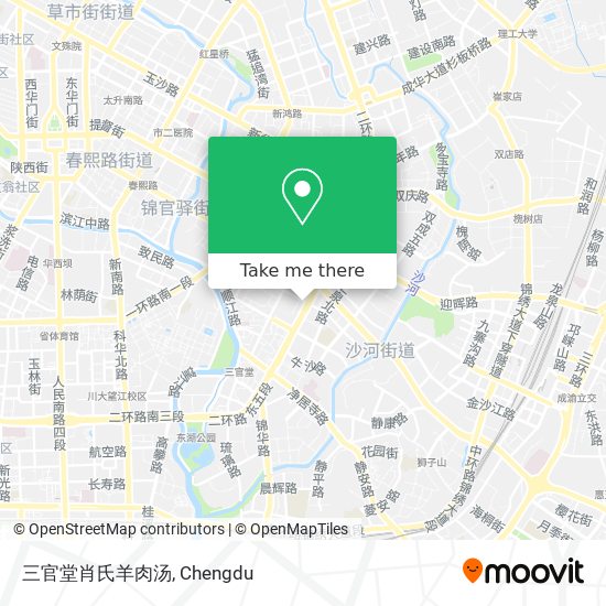 三官堂肖氏羊肉汤 map