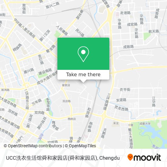 UCC洗衣生活馆舜和家园店 map