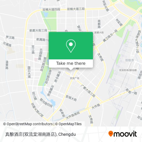 真酿酒庄(双流棠湖南路店) map