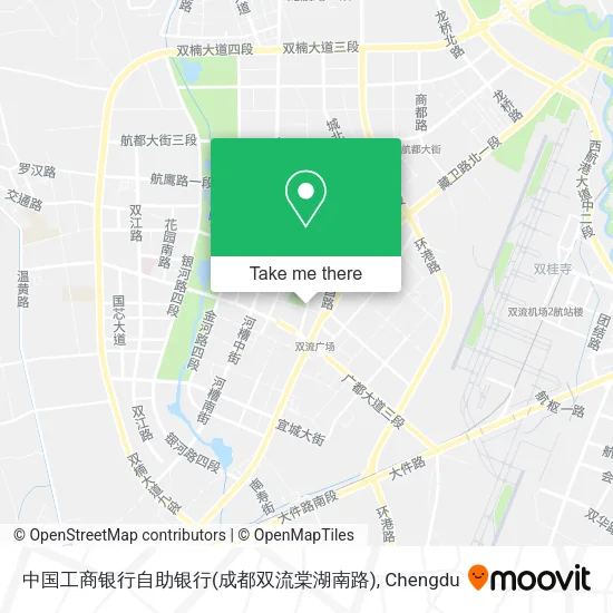 中国工商银行自助银行(成都双流棠湖南路) map