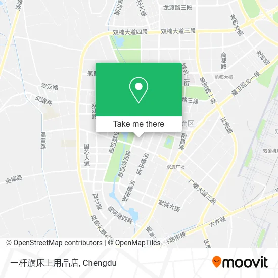 一杆旗床上用品店 map