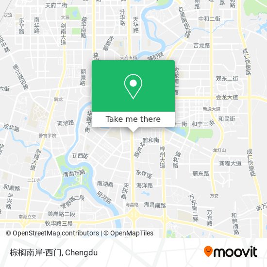 棕榈南岸-西门 map
