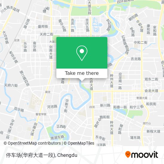 停车场(华府大道一段) map
