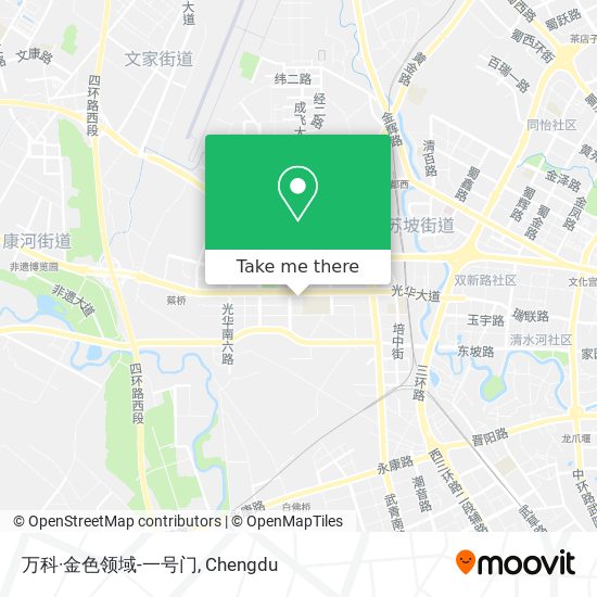 万科·金色领域-一号门 map