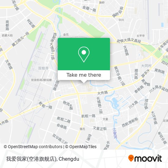 我爱我家(空港旗舰店) map