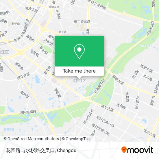 花圃路与水杉路交叉口 map