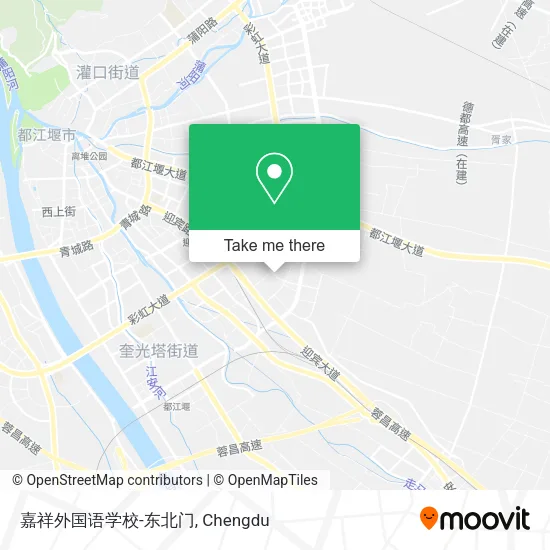 嘉祥外国语学校-东北门 map
