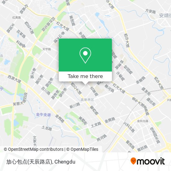 放心包点(天辰路店) map