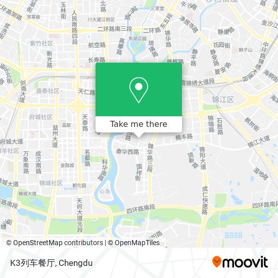 K3列车餐厅 map