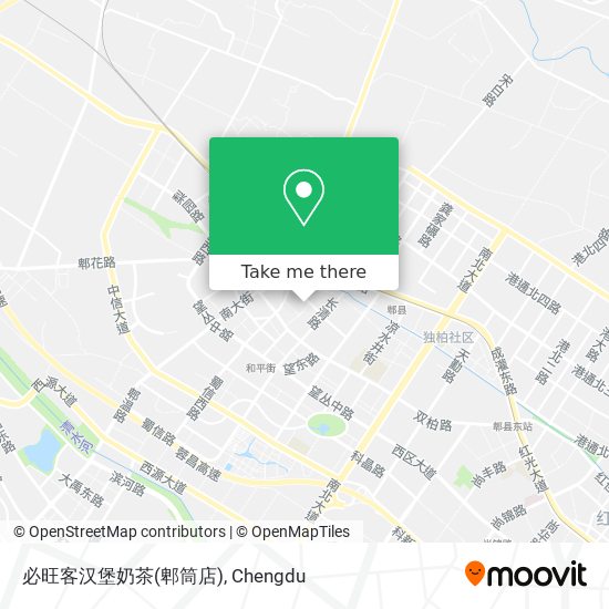 必旺客汉堡奶茶(郫筒店) map