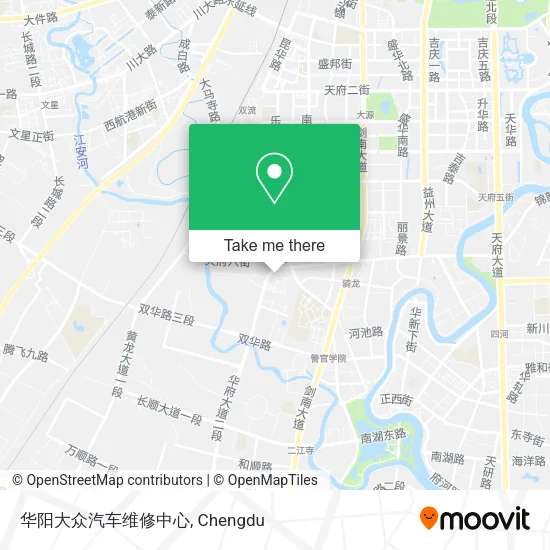 华阳大众汽车维修中心 map