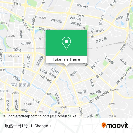 欣然一街1号11 map