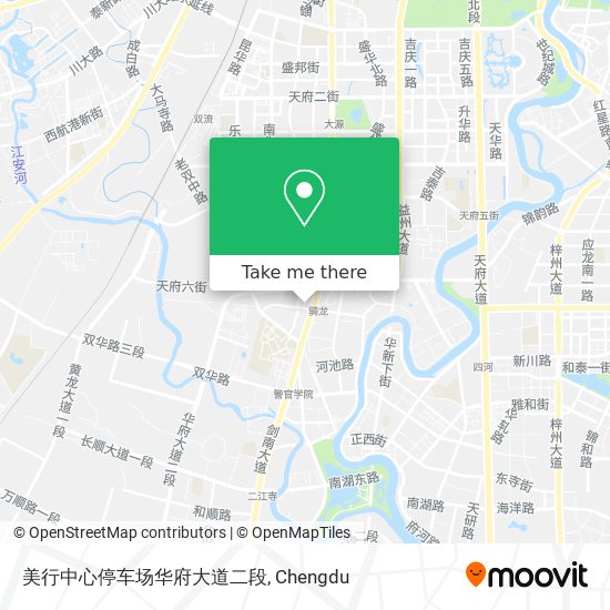 美行中心停车场华府大道二段 map