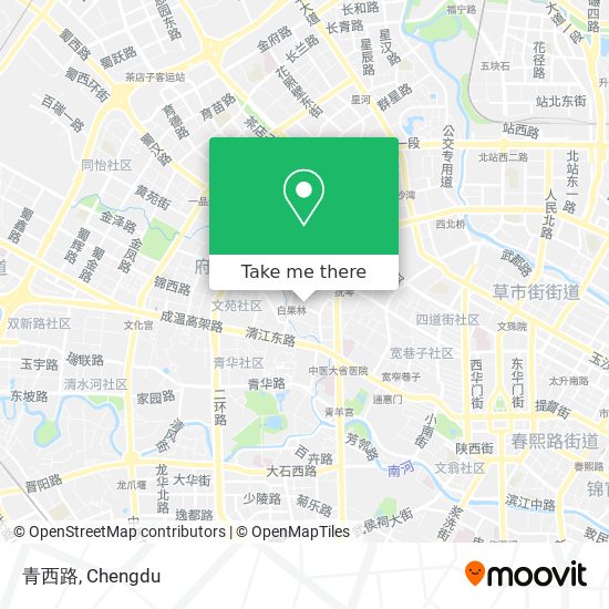 青西路 map