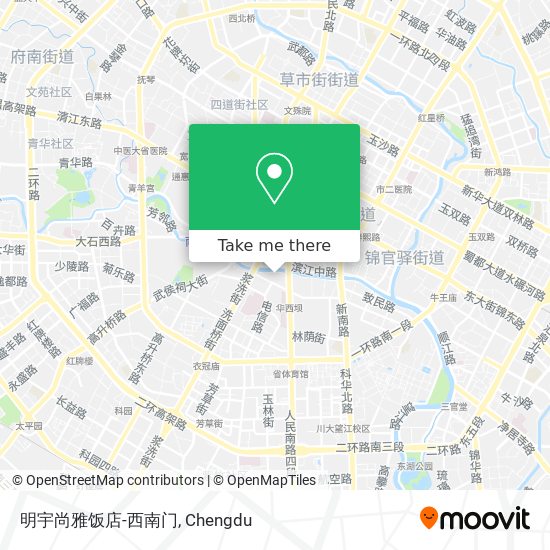 明宇尚雅饭店-西南门 map