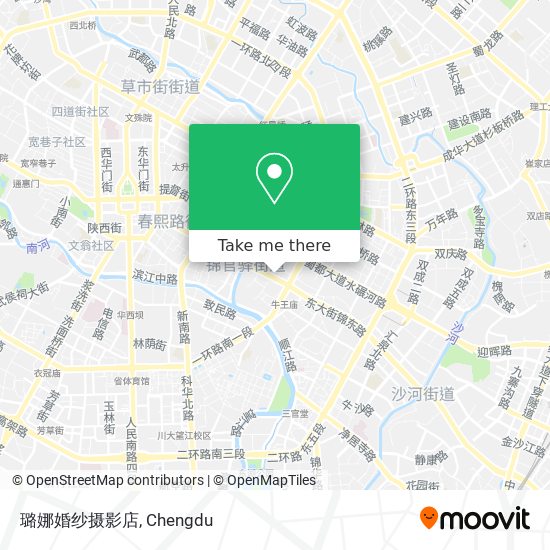 璐娜婚纱摄影店 map