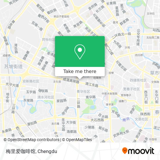 梅里爱咖啡馆 map