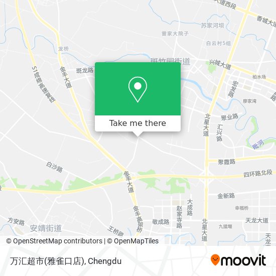 万汇超市(雅雀口店) map