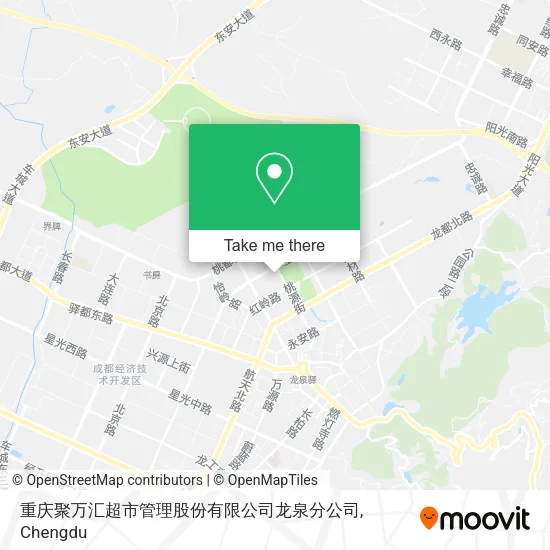 重庆聚万汇超市管理股份有限公司龙泉分公司 map