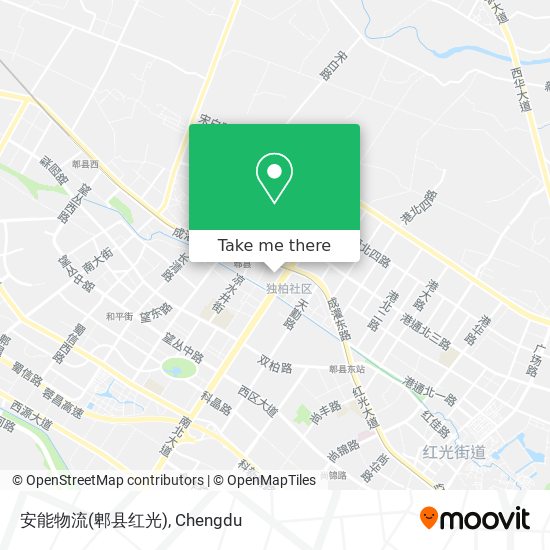 安能物流(郫县红光) map