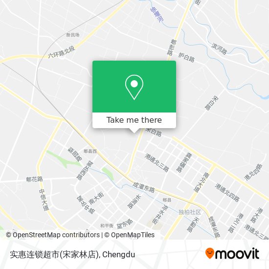 实惠连锁超市(宋家林店) map