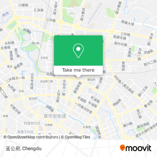 蓝公府 map
