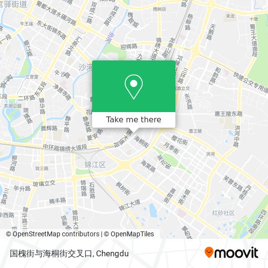 国槐街与海桐街交叉口 map