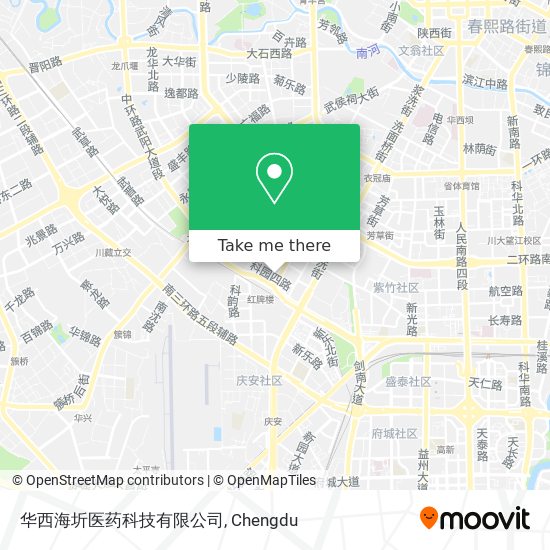 华西海圻医药科技有限公司 map