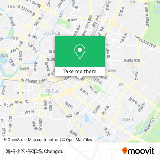 海桐小区-停车场 map
