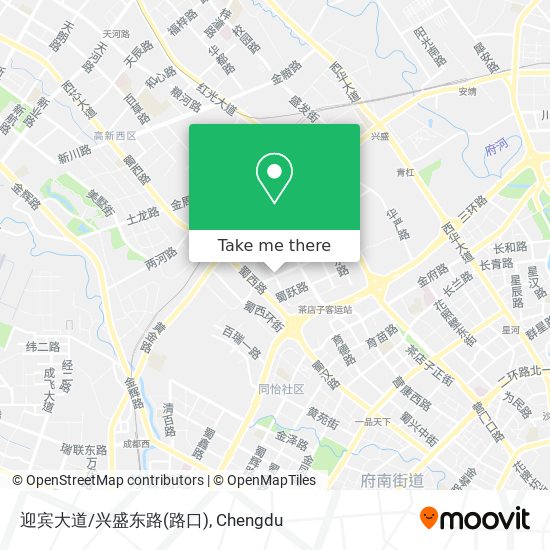 迎宾大道/兴盛东路(路口) map