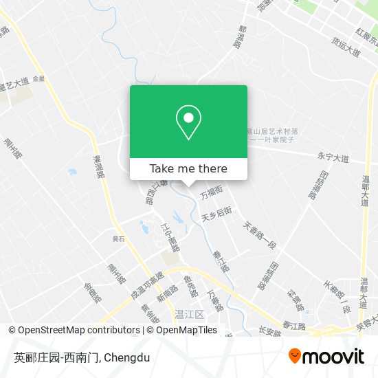 英郦庄园-西南门 map