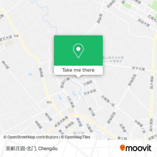 英郦庄园-北门 map