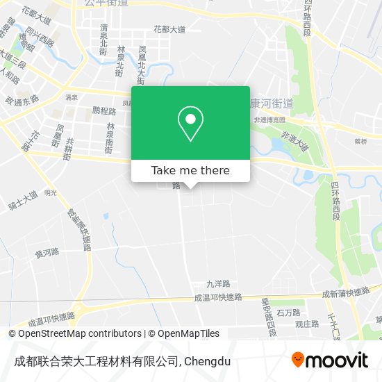 成都联合荣大工程材料有限公司 map