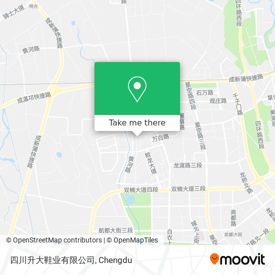 四川升大鞋业有限公司 map