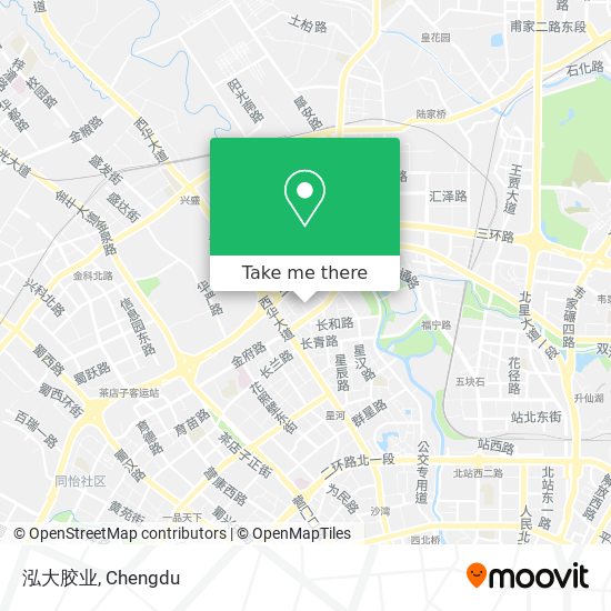 泓大胶业 map