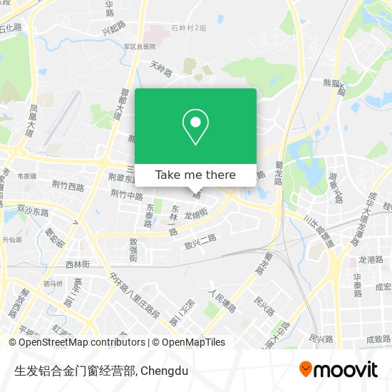 生发铝合金门窗经营部 map