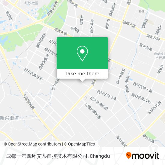 成都一汽四环艾蒂自控技术有限公司 map