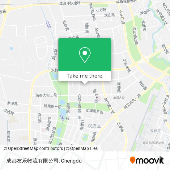 成都友乐物流有限公司 map