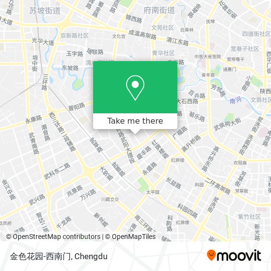 金色花园-西南门 map