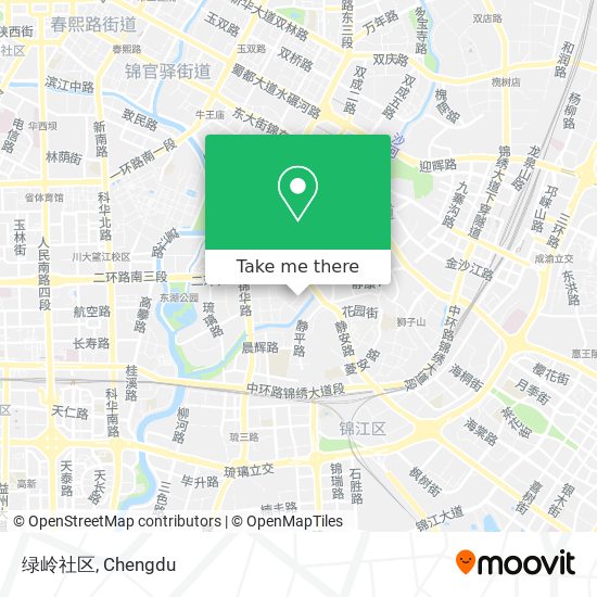 绿岭社区 map