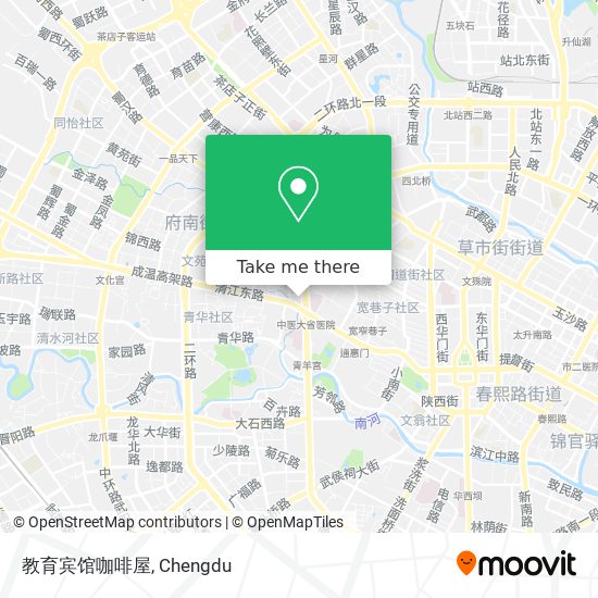 教育宾馆咖啡屋 map