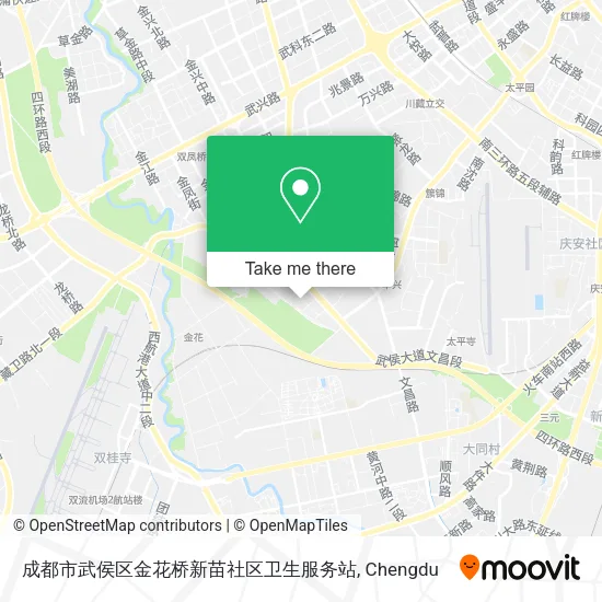 成都市武侯区金花桥新苗社区卫生服务站 map