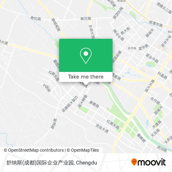 舒纳斯(成都)国际企业产业园 map