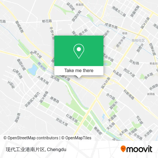 现代工业港南片区 map