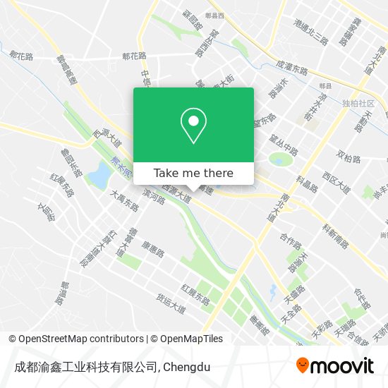 成都渝鑫工业科技有限公司 map