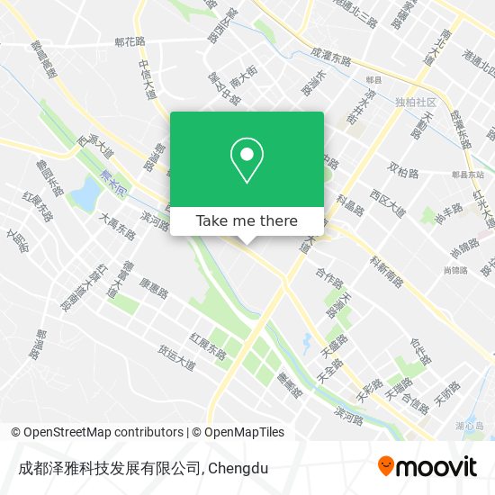 成都泽雅科技发展有限公司 map