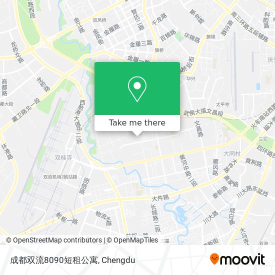 成都双流8090短租公寓 map