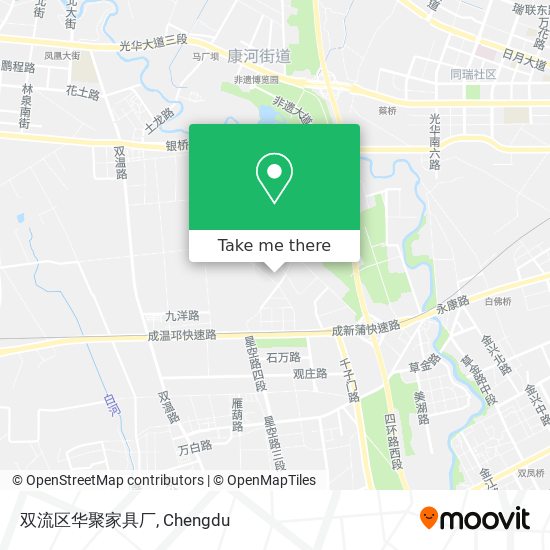 双流区华聚家具厂 map