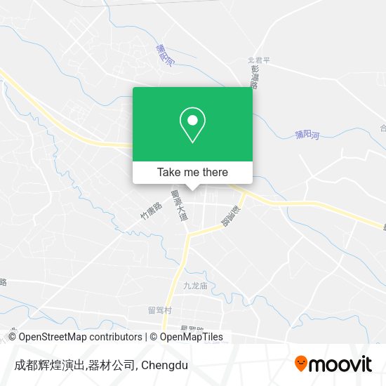 成都辉煌演出,器材公司 map