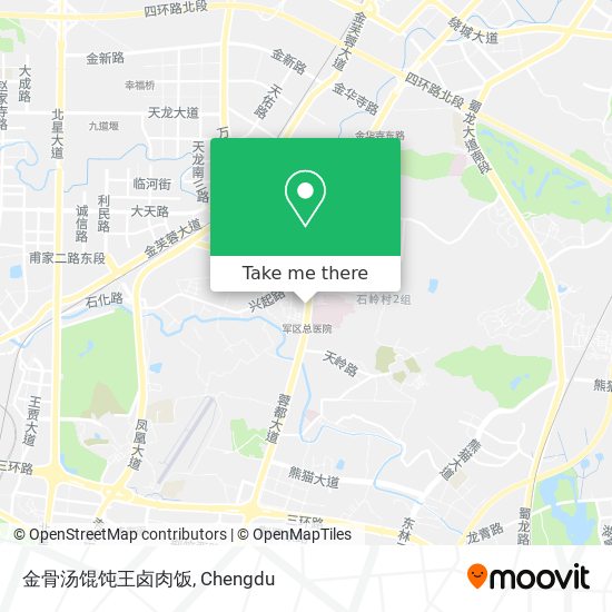 金骨汤馄饨王卤肉饭 map